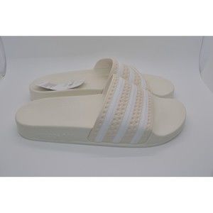 adidas GX9489 Original Adilette Off White Slide Size 6